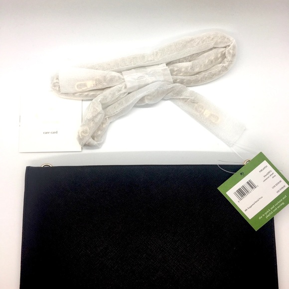 NWT Kate Spade Black Leather Crossbody Purse - Picture 7 of 12